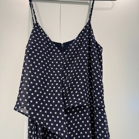 Michael Kors Navy & White Summer Jumpsuit - Picture 1 of 5